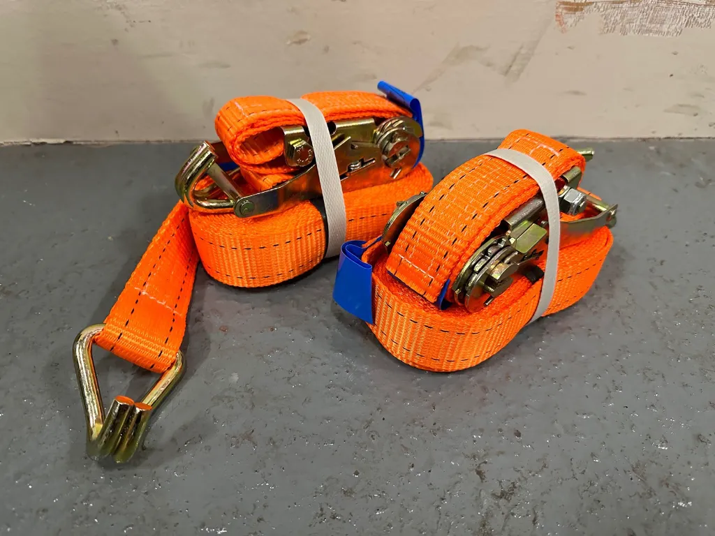 spanbanden | 6 meter | 2 Ton | Oranje | 20 Stuks