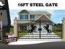 Toegangspoort Hek Paard 16FT 496CM |  RCG496 | Zwart | Rhino-Cross-Gates