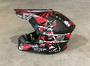 Motorhelmen | Model 127 maat M | Rood/Zwart | Ultra Motocross