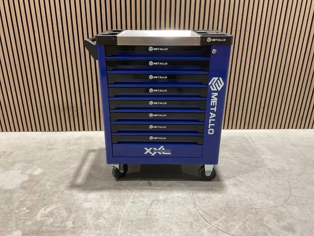 Gereedschapswagen 8/8 XXL | META-8HS8G | Blauw | Metallo