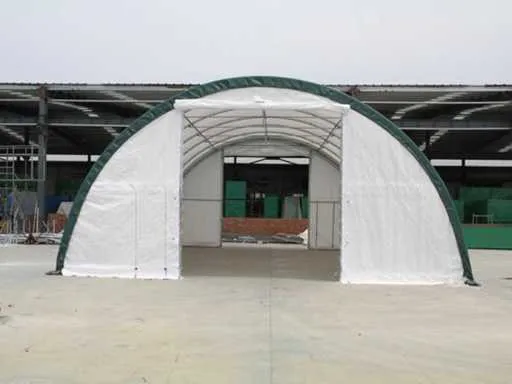 Opslagtent / Opslagshelter | 20x9,15x4,5 m | 306515R | Rhino-Cross-Shelters