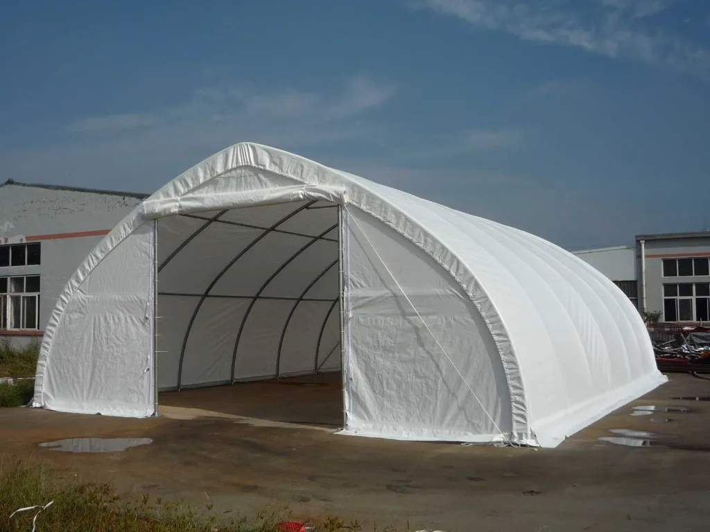 Opslagtent / Opslagshelter 12x9,76x4,58 m | 324015RP | Rhino-Cross-Shelter