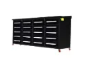 Gereedschapskast 20 lades | 7ft-20D-01C | Zwart | Rhino-Cross-Workbench