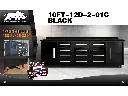 Gereedschapkast 12 lade 2 deuren | 10FT-12D-2-01C | Zwart | Rhino-Cross-Workbench