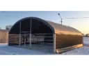 Dierenverblijf | 8 meter Cattle tent 8x8x4 m | Leger Groen | Rhino-Cross-Shelters