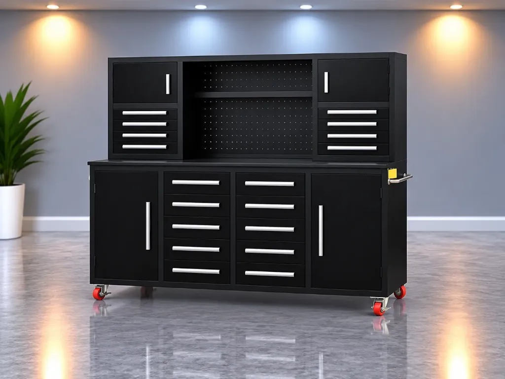 Rhino-Cross-Workbench H7FT-18D-1C Zwart - Werkbank