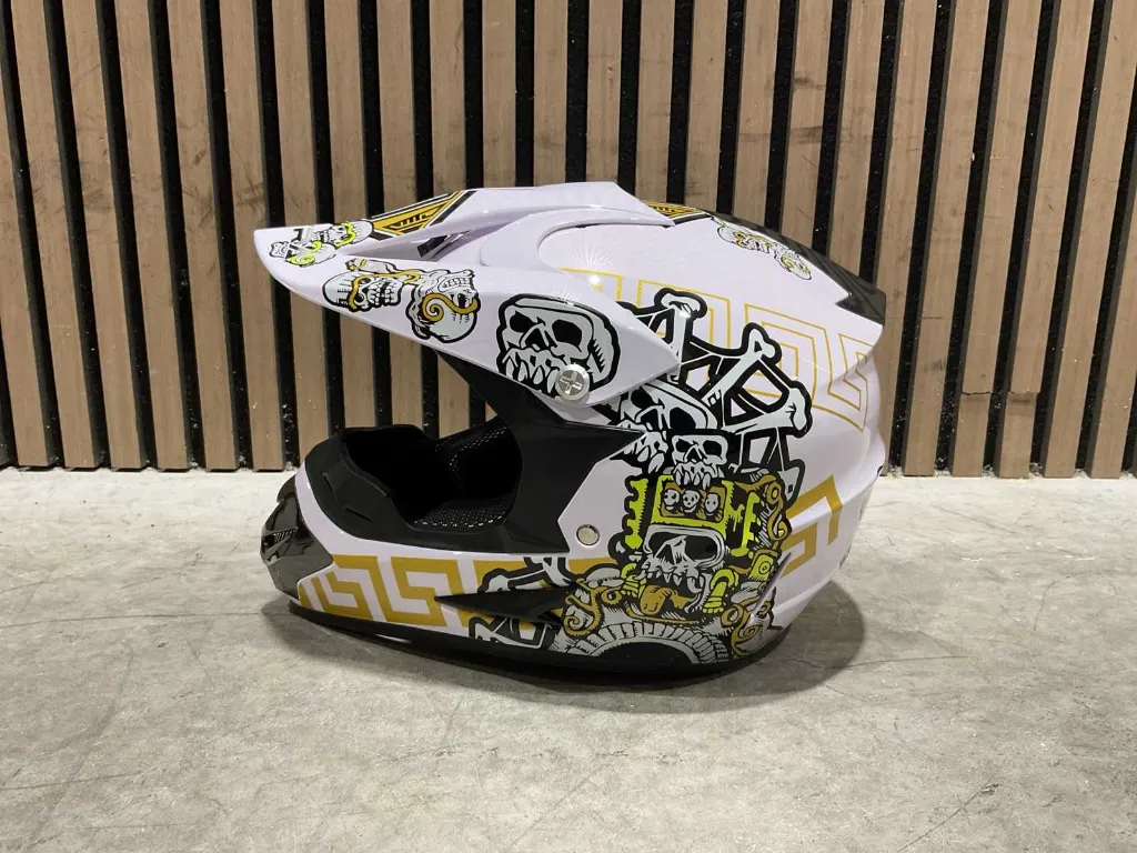 Motorhelm | Model 125 Maat S | Wit | Ultra Motorcycle Helmets