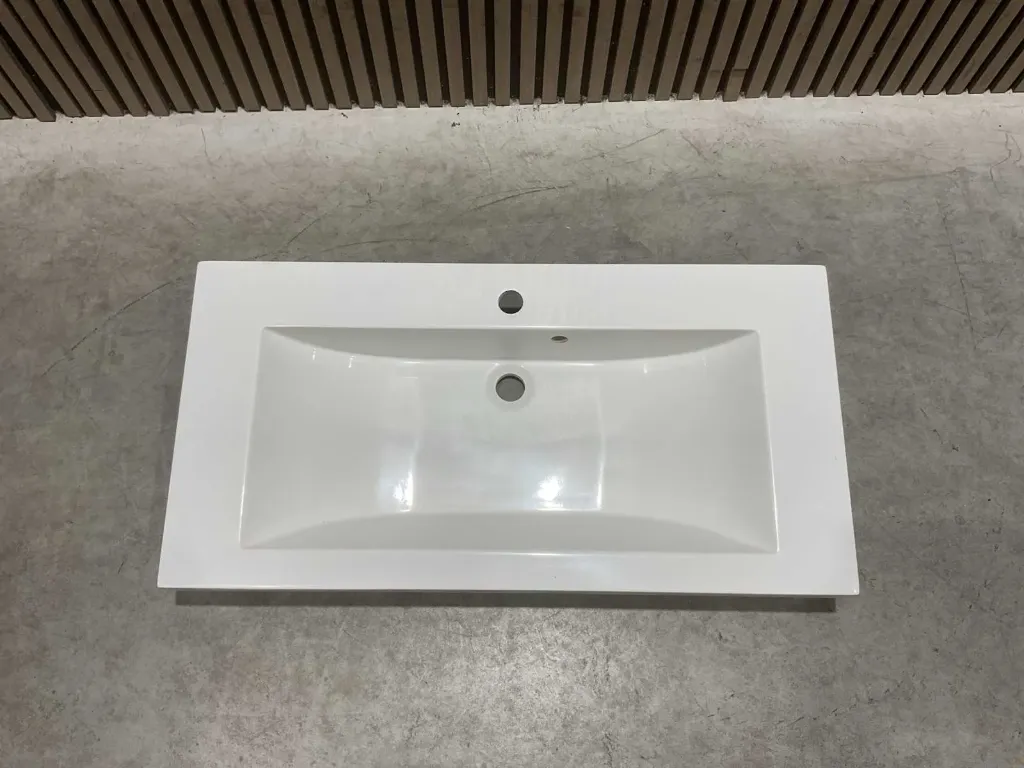 Wasbak 90cm Polybeton 1 Vasque | Wit | 816344 | Allibert