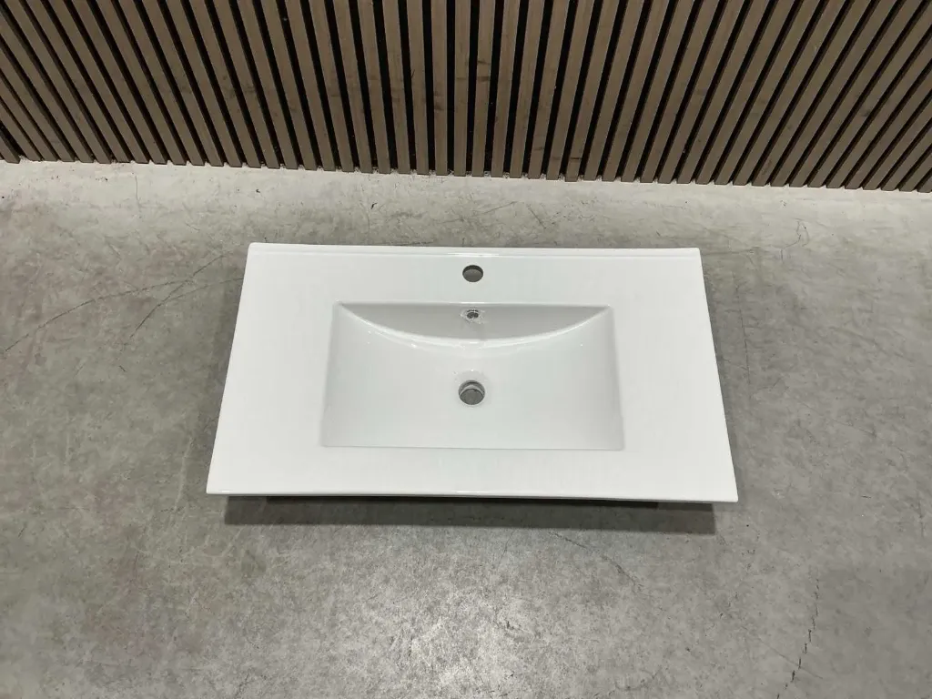 Wasbak 80cm | plan ceram 1 vasque blanc | 824872 | Allibert