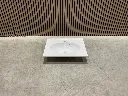 wasbak 60cm plan Polybeton 1 vasque blanc | 816701 | Wit | Allibert