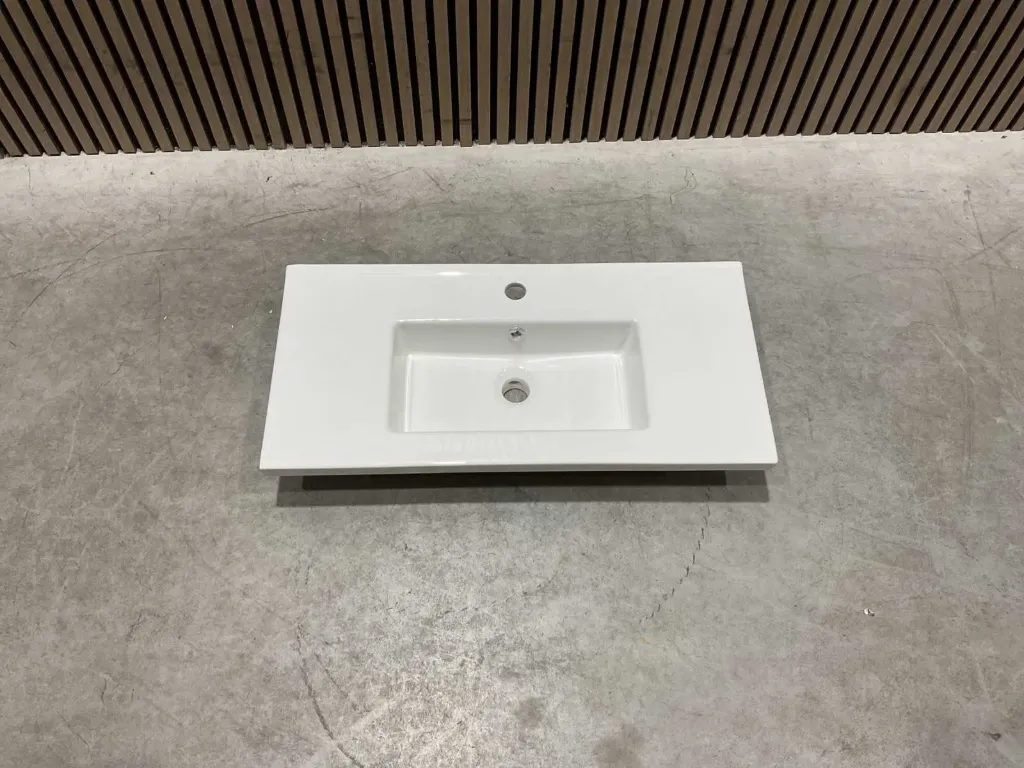 80 cm wasbak Plan ceram fit 1v blanc | 820486 | Wit | Allibert