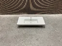 Wasbak 80 cm Plan ceram fit 1v blanc | 820486 | Wit | Allibert