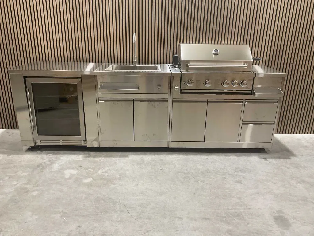 Buitenkeuken Koelkast-Wasbak-BBQ Grill BBQ
