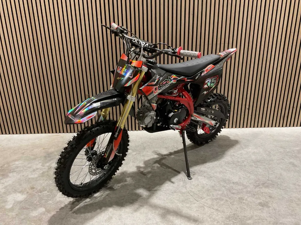Dirtbike 125cc Elektrische Start | DB003ES 27AP | Rood | Ultra Motocross