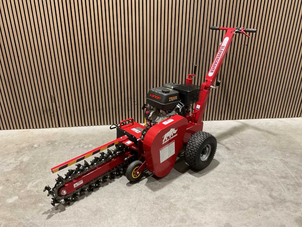 Sleuvengraafmachine | MT1000 | Rood | Rhino Cross
