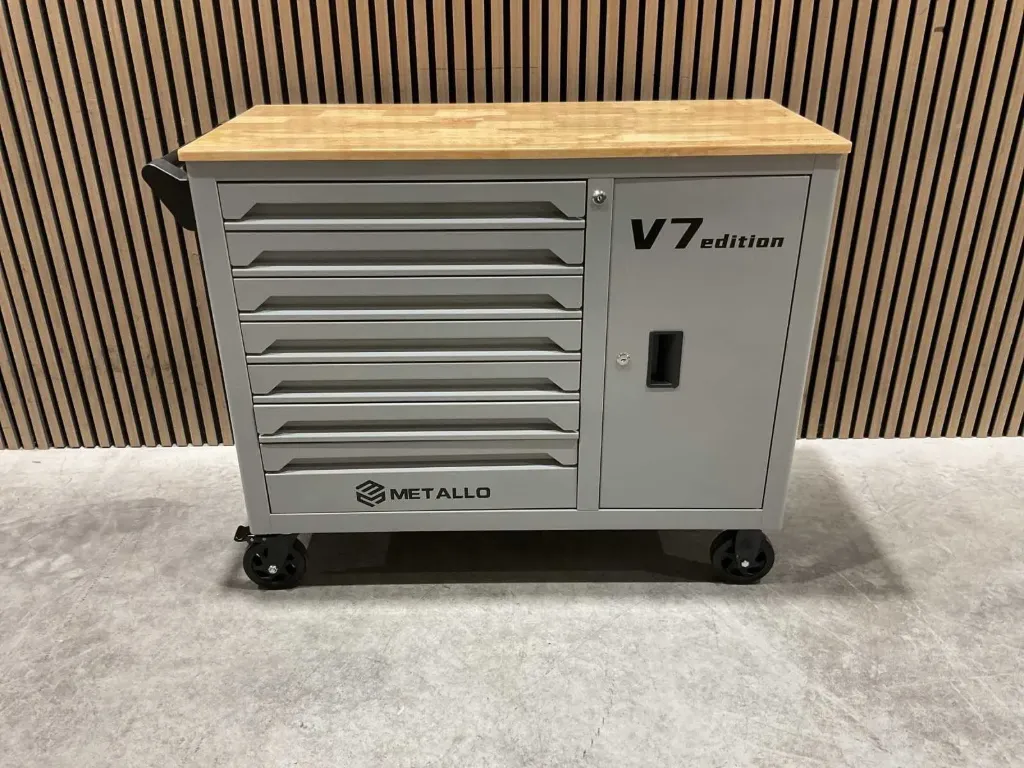 Gereedschapswagen | XXXL-Edition META-7HS7G-B V7 | Grijs | Metallo